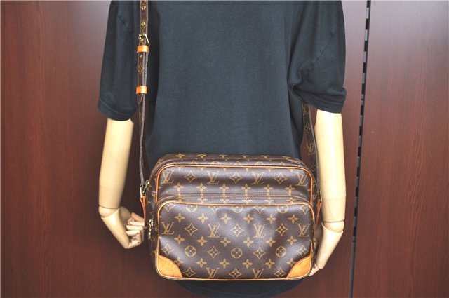 Authentic Louis Vuitton Monogram Nile Shoulder Cross Body Bag M45244 LV J5303