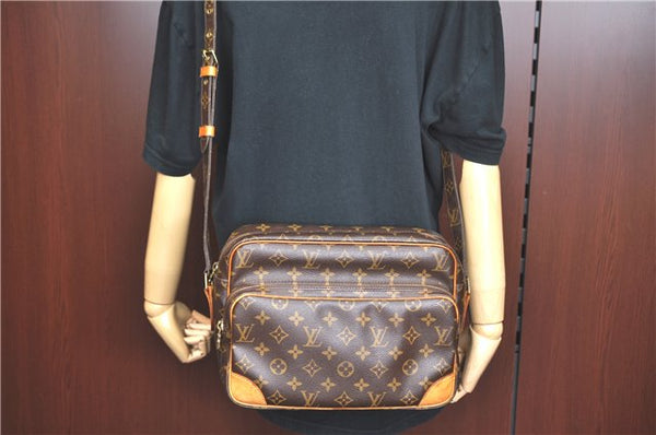 Authentic Louis Vuitton Monogram Nile Shoulder Cross Body Bag M45244 LV J5303