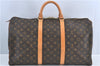 Authentic Louis Vuitton Monogram Keepall 50 Travel Boston Bag M41426 LV J5311