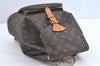 Authentic Louis Vuitton Monogram Montsouris GM Backpack M51135 LV J5313