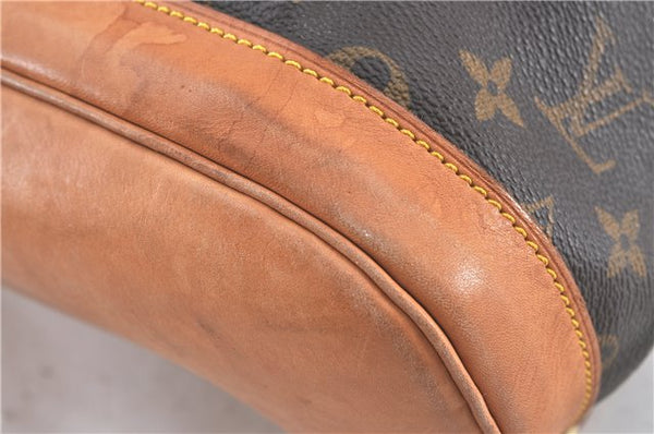 Authentic Louis Vuitton Monogram Montsouris GM Backpack M51135 LV J5313