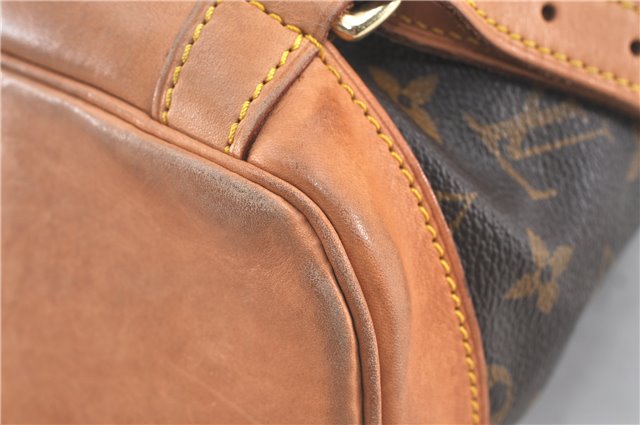 Authentic Louis Vuitton Monogram Montsouris GM Backpack M51135 LV J5313