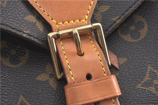 Authentic Louis Vuitton Monogram Montsouris GM Backpack M51135 LV J5313