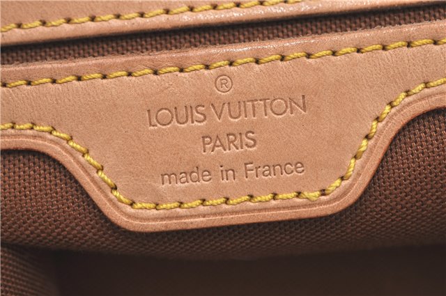 Authentic Louis Vuitton Monogram Montsouris GM Backpack M51135 LV J5313