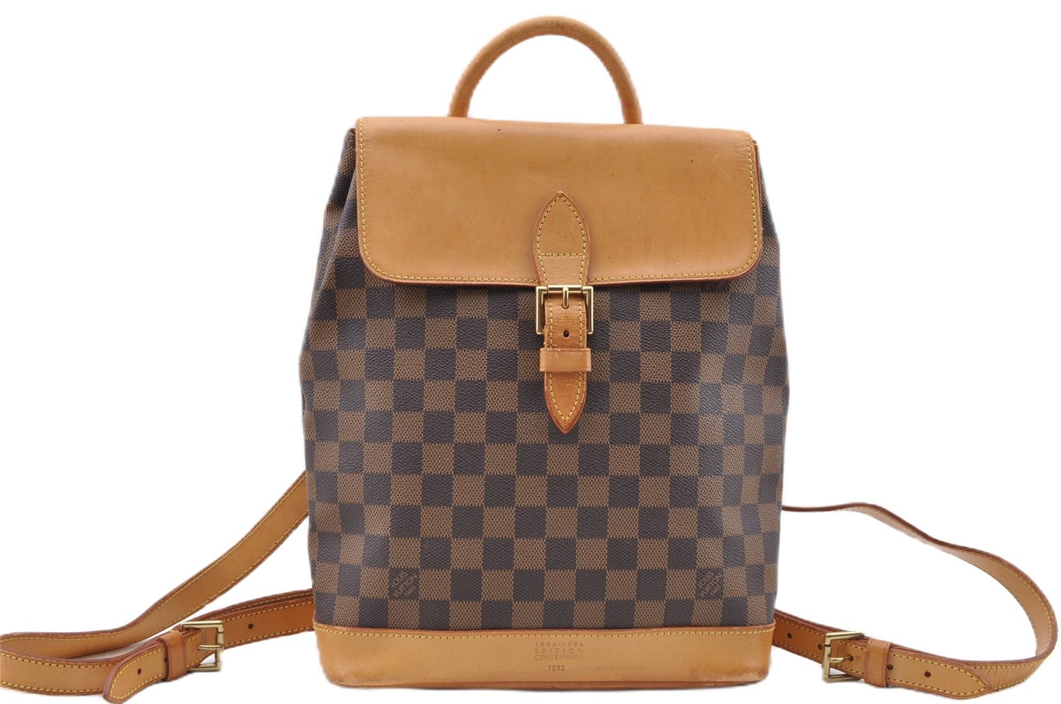 Authentic Louis Vuitton Damier Arlequin Backpack N99038 LV J5314