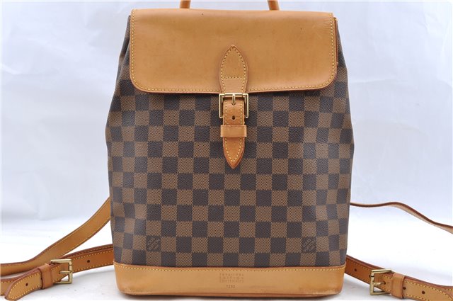 Authentic Louis Vuitton Damier Arlequin Backpack N99038 LV J5314
