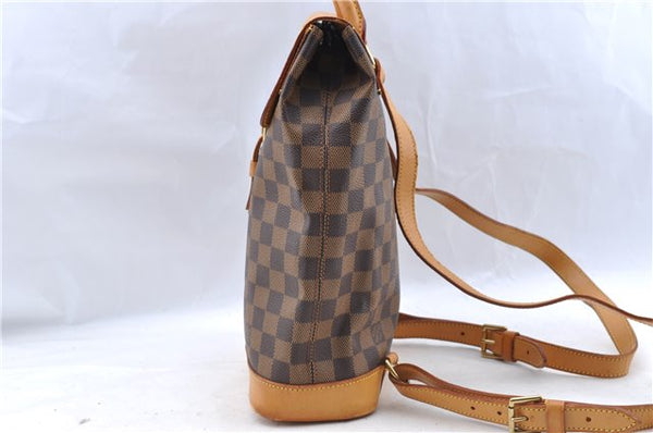 Authentic Louis Vuitton Damier Arlequin Backpack N99038 LV J5314
