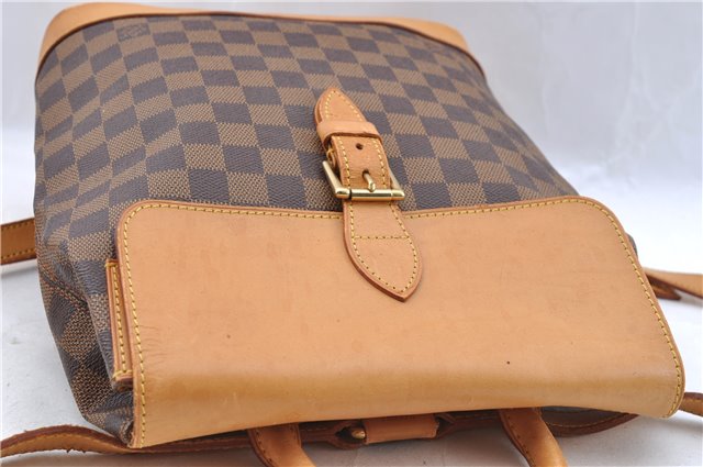 Authentic Louis Vuitton Damier Arlequin Backpack N99038 LV J5314