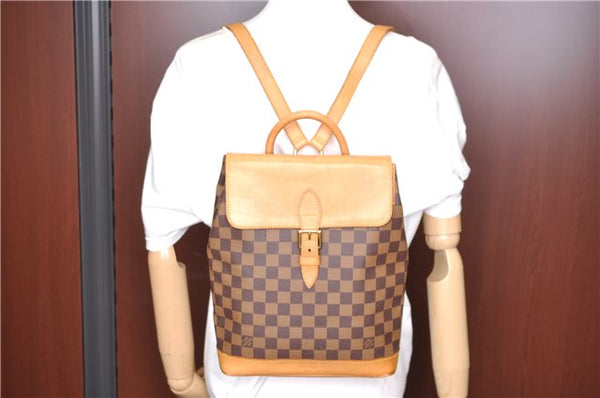 Authentic Louis Vuitton Damier Arlequin Backpack N99038 LV J5314