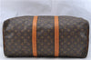 Authentic Louis Vuitton Monogram Keepall 50 Travel Boston Bag M41426 LV J5317