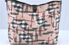 Authentic BURBERRY Vintage PVC Leather Shoulder Tote Bag Beige J5346