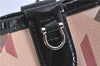 Authentic BURBERRY Vintage PVC Leather Shoulder Tote Bag Beige J5346