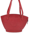Auth Louis Vuitton Epi Saint Jacques Poignier Long Shoulder Bag M52337 Red J5362