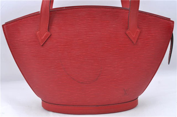 Auth Louis Vuitton Epi Saint Jacques Poignier Long Shoulder Bag M52337 Red J5362