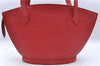 Auth Louis Vuitton Epi Saint Jacques Poignier Long Shoulder Bag M52337 Red J5362