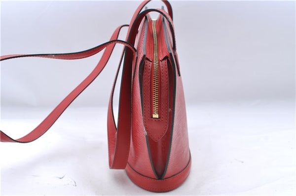 Auth Louis Vuitton Epi Saint Jacques Poignier Long Shoulder Bag M52337 Red J5362