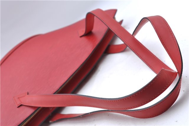 Auth Louis Vuitton Epi Saint Jacques Poignier Long Shoulder Bag M52337 Red J5362