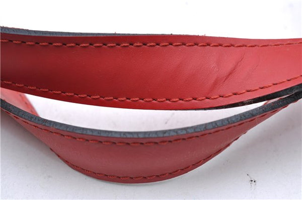 Auth Louis Vuitton Epi Saint Jacques Poignier Long Shoulder Bag M52337 Red J5362