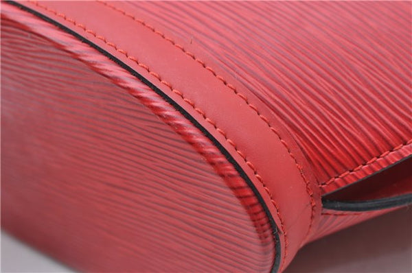 Auth Louis Vuitton Epi Saint Jacques Poignier Long Shoulder Bag M52337 Red J5362