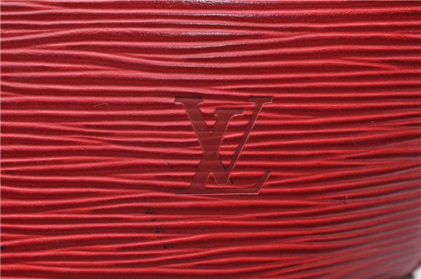Auth Louis Vuitton Epi Saint Jacques Poignier Long Shoulder Bag M52337 Red J5362