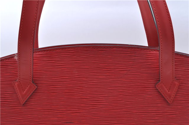 Auth Louis Vuitton Epi Saint Jacques Poignier Long Shoulder Bag M52337 Red J5362