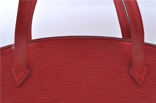 Auth Louis Vuitton Epi Saint Jacques Poignier Long Shoulder Bag M52337 Red J5362