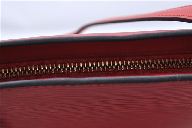 Auth Louis Vuitton Epi Saint Jacques Poignier Long Shoulder Bag M52337 Red J5362