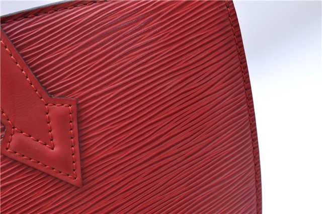 Auth Louis Vuitton Epi Saint Jacques Poignier Long Shoulder Bag M52337 Red J5362