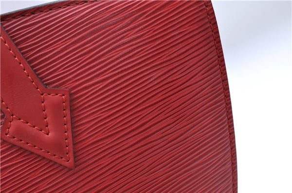 Auth Louis Vuitton Epi Saint Jacques Poignier Long Shoulder Bag M52337 Red J5362