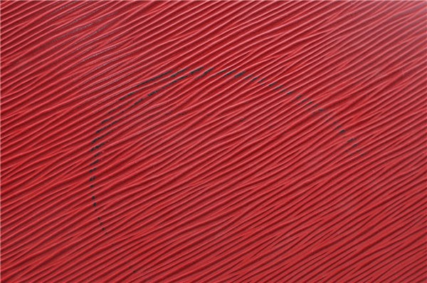 Auth Louis Vuitton Epi Saint Jacques Poignier Long Shoulder Bag M52337 Red J5362