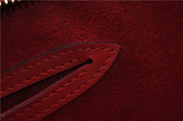 Auth Louis Vuitton Epi Saint Jacques Poignier Long Shoulder Bag M52337 Red J5362