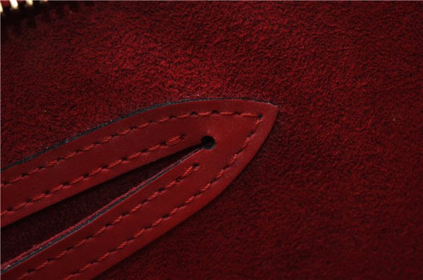 Auth Louis Vuitton Epi Saint Jacques Poignier Long Shoulder Bag M52337 Red J5362