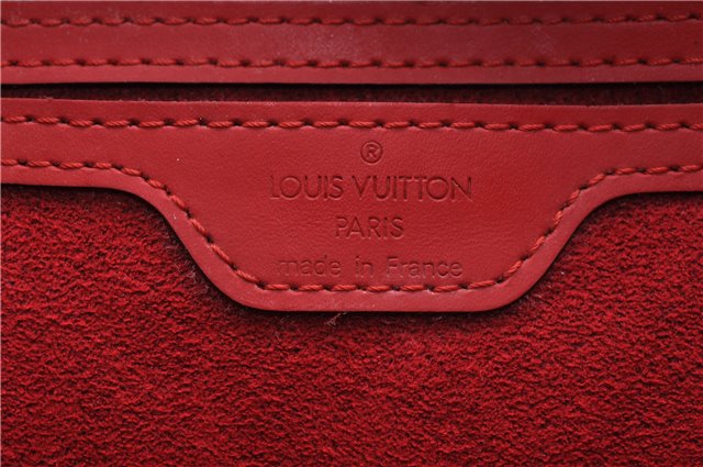 Auth Louis Vuitton Epi Saint Jacques Poignier Long Shoulder Bag M52337 Red J5362