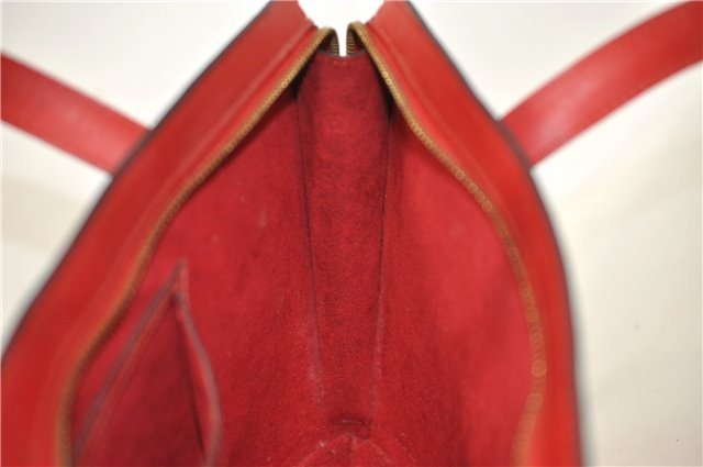 Auth Louis Vuitton Epi Saint Jacques Poignier Long Shoulder Bag M52337 Red J5362