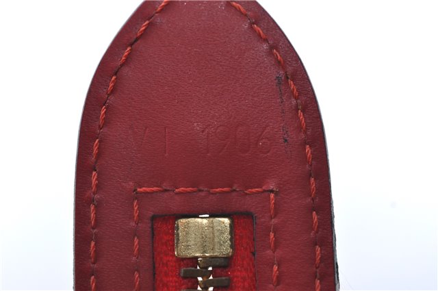Auth Louis Vuitton Epi Saint Jacques Poignier Long Shoulder Bag M52337 Red J5362