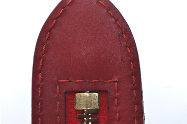 Auth Louis Vuitton Epi Saint Jacques Poignier Long Shoulder Bag M52337 Red J5362