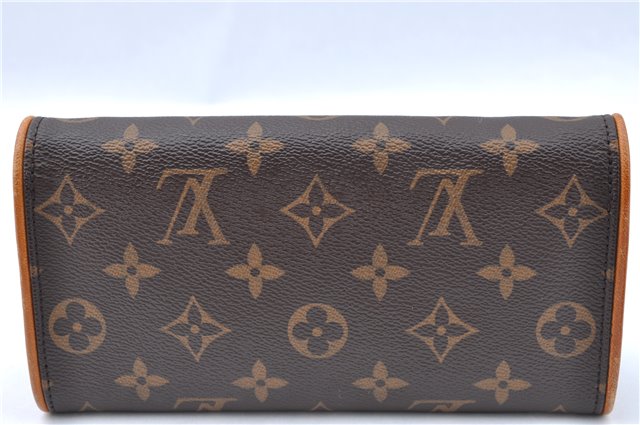 Authentic Louis Vuitton Monogram Pochette Twin PM Shoulder Bag M51854 LV J5366