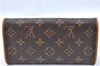 Authentic Louis Vuitton Monogram Pochette Twin PM Shoulder Bag M51854 LV J5366