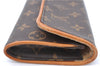 Authentic Louis Vuitton Monogram Pochette Twin PM Shoulder Bag M51854 LV J5366
