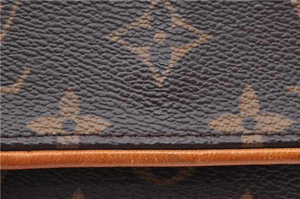 Authentic Louis Vuitton Monogram Pochette Twin PM Shoulder Bag M51854 LV J5366