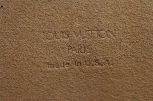 Authentic Louis Vuitton Monogram Pochette Twin PM Shoulder Bag M51854 LV J5366