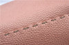 Authentic FENDI Selleria Shoulder Tote Bag Leather Pink Gold J5377