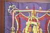 Authentic HERMES Carre 90 Scarf "BRIDE DE COUR" Silk Purple Box J5379