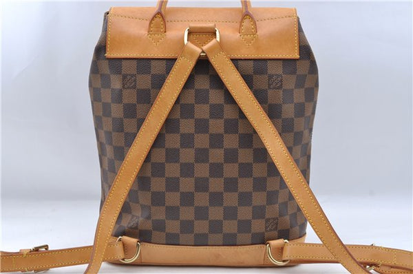 Authentic Louis Vuitton Damier Arlequin 100th anniversary N99038 Backpack J5387
