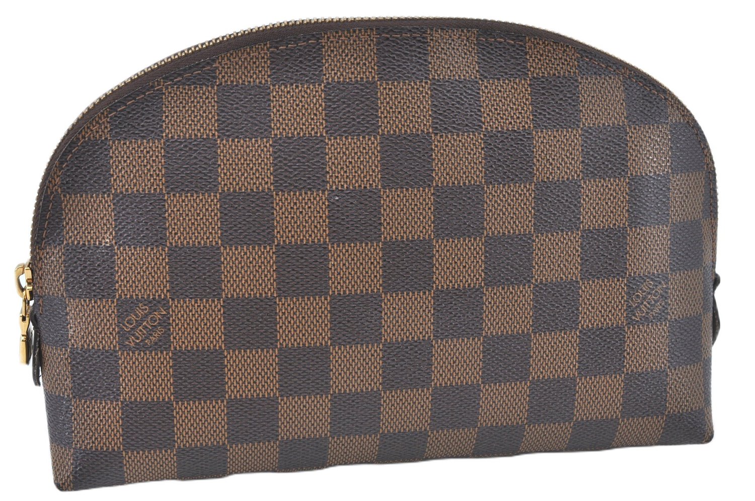 Authentic Louis Vuitton Damier Pochette Cosmetic GM Pouch N23345 LV J5402