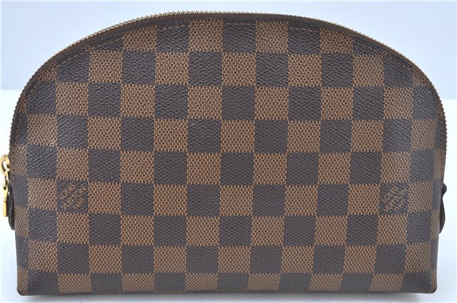Authentic Louis Vuitton Damier Pochette Cosmetic GM Pouch N23345 LV J5402