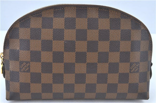 Authentic Louis Vuitton Damier Pochette Cosmetic GM Pouch N23345 LV J5402