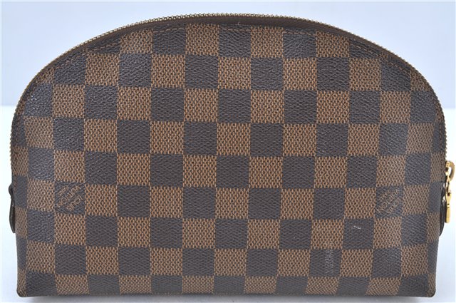 Authentic Louis Vuitton Damier Pochette Cosmetic GM Pouch N23345 LV J5402