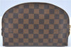 Authentic Louis Vuitton Damier Pochette Cosmetic GM Pouch N23345 LV J5402
