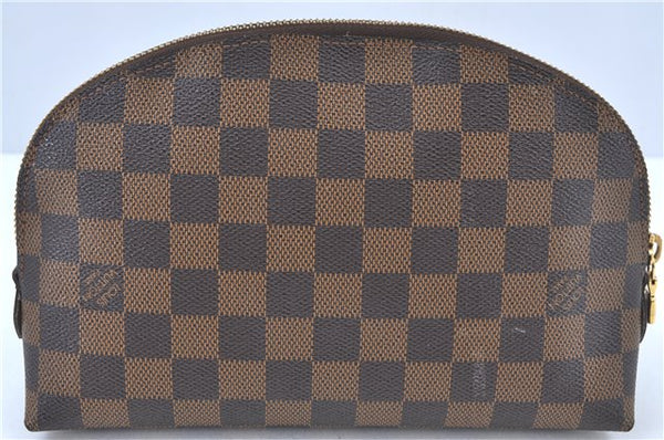 Authentic Louis Vuitton Damier Pochette Cosmetic GM Pouch N23345 LV J5402